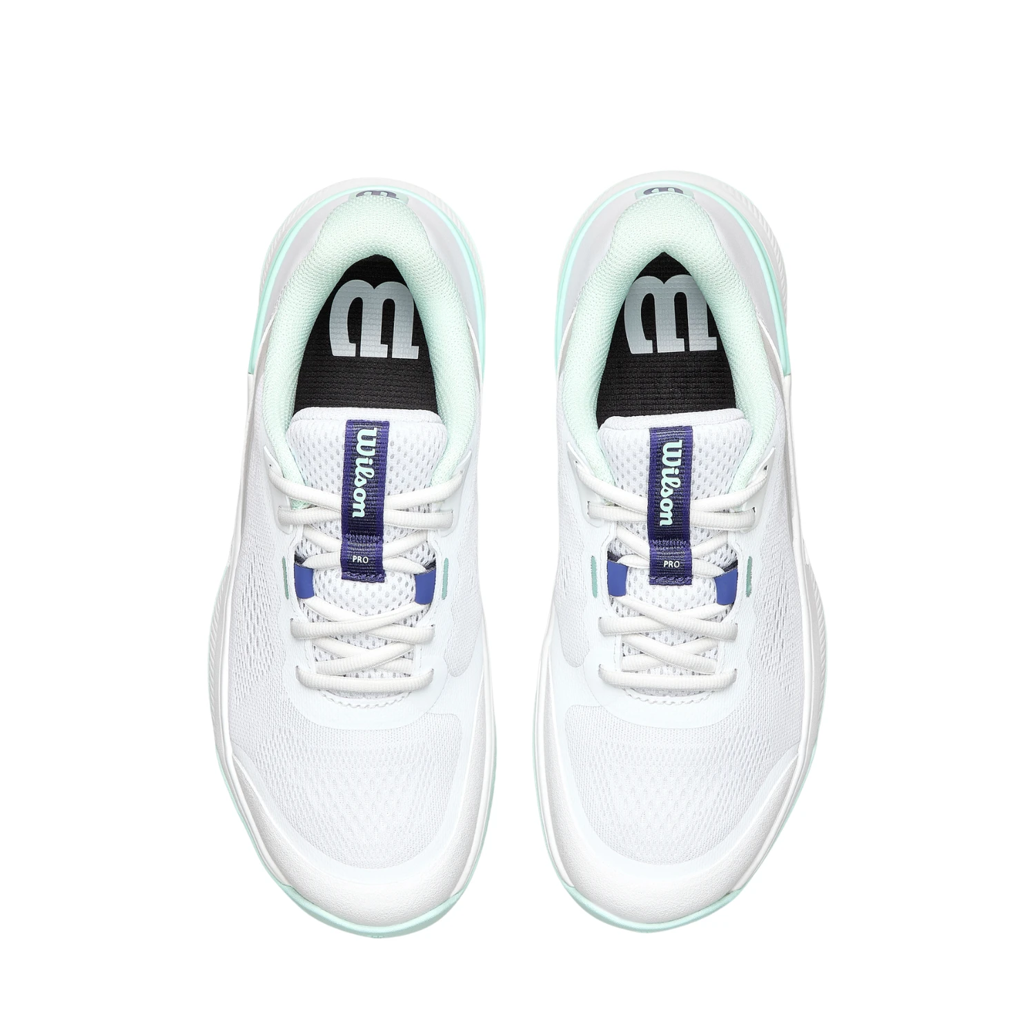 Wilson Intrigue Pro Tennis Shoe Women - White/Bay/Skip Blue Tennis Shoes Wilson