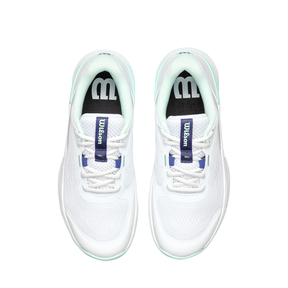 Wilson Intrigue Pro Tennis Shoe Women - White/Bay/Skip Blue Tennis Shoes Wilson