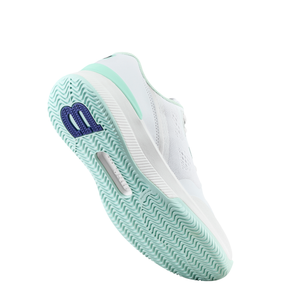 Wilson Intrigue Pro Tennis Shoe Women - White/Bay/Skip Blue Tennis Shoes Wilson