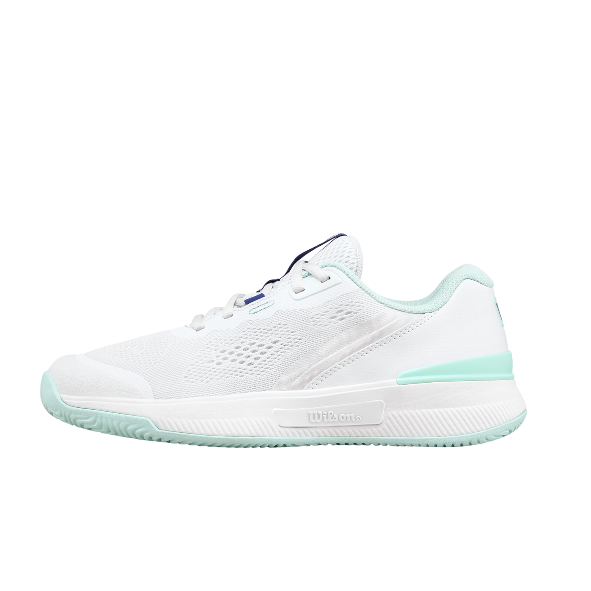 Wilson Intrigue Pro Tennis Shoe Women - White/Bay/Skip Blue Tennis Shoes Wilson