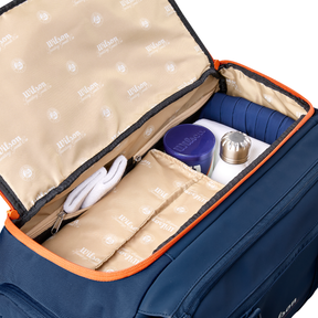 Wilson Roland Garros 2026 Session Soire Duffle - Navy/Clay Luggage Wilson