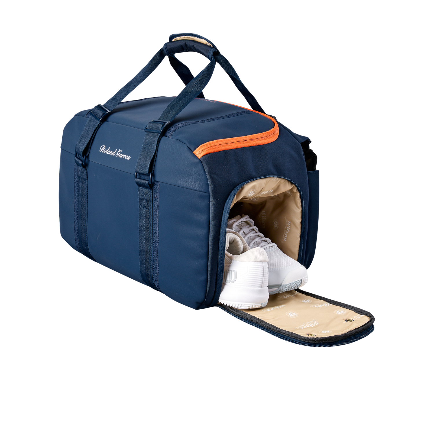 Wilson Roland Garros 2026 Session Soire Duffle - Navy/Clay Luggage Wilson