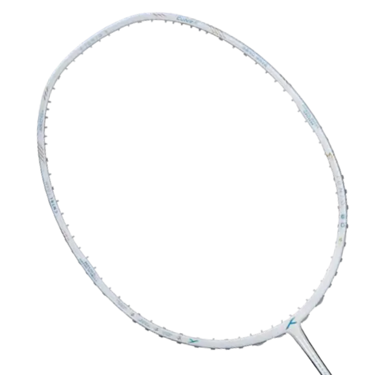 Hundred Ioniq 80 Limited Edition 4U Badminton Racket - White/Blue White Blue 4U5 Badminton Rackets Hundred