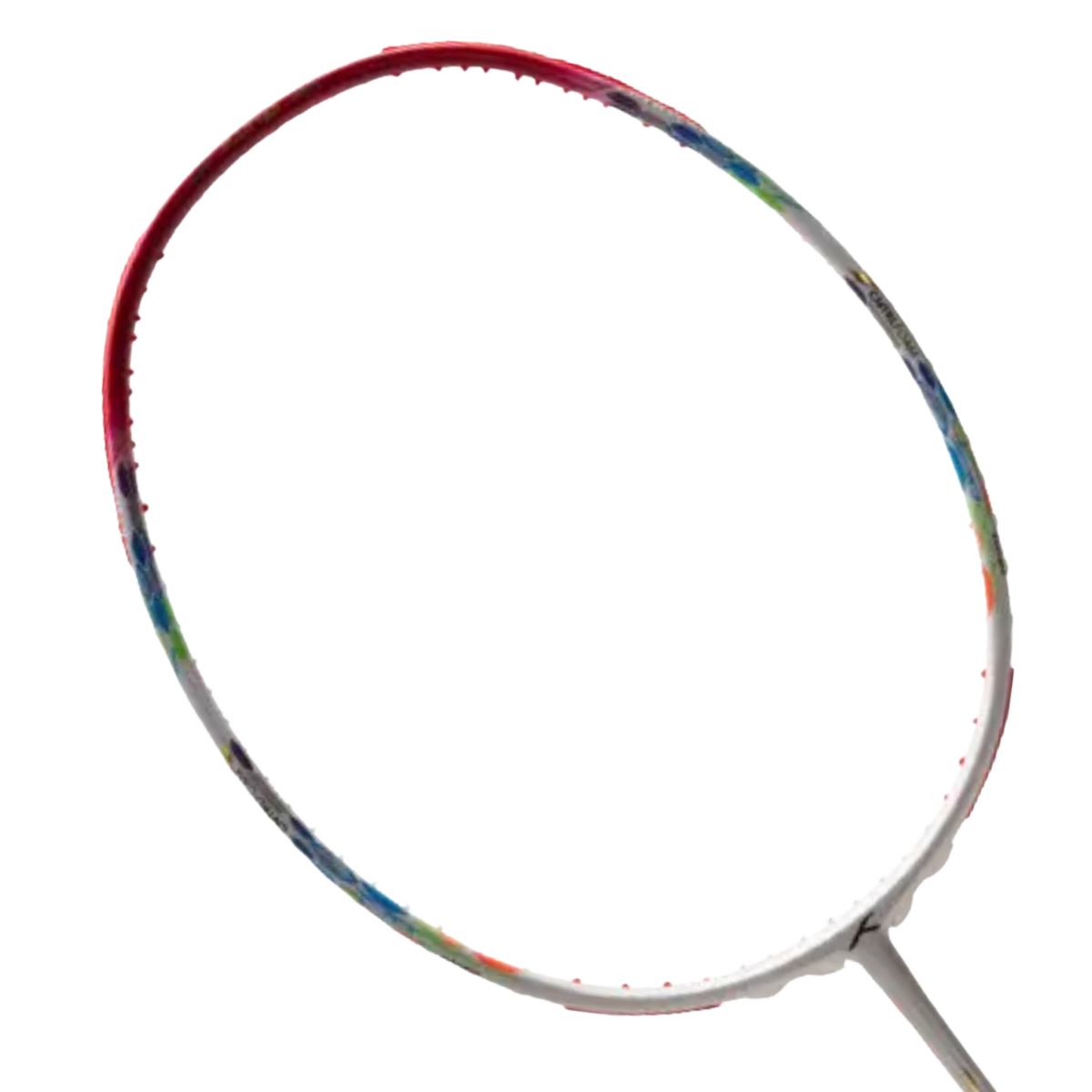 Hundred Flutter 7 Attack 4U Badminton Racket - White/Red White Red 4U6 Badminton Rackets Hundred