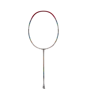 Hundred Flutter 7 Attack 4U Badminton Racket - White/Red Badminton Rackets Hundred