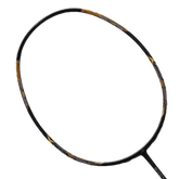 Hundred Nuclear 72 Badminton Racket, Black/White/Gold, front view