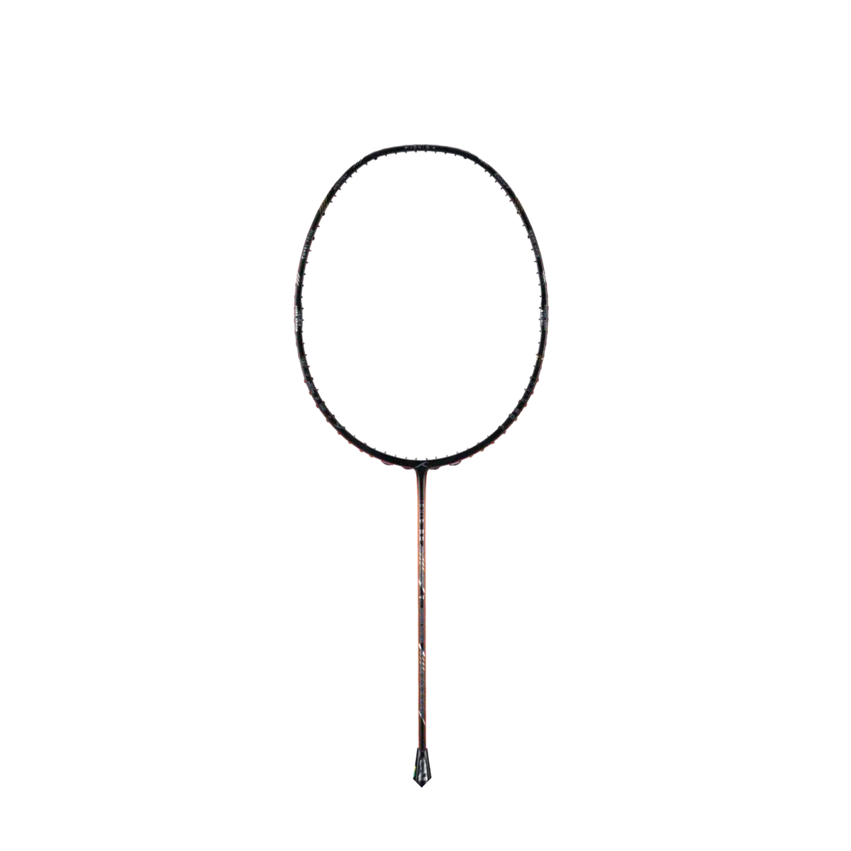 Hundred Ioniq 80 Limited Edition 4U Badminton Racket - Black/Orange Red Badminton Rackets Hundred