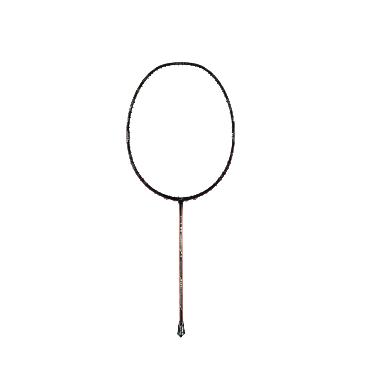 Hundred Ioniq 80 Limited Edition 4U Badminton Racket - Black/Orange Red Badminton Rackets Hundred
