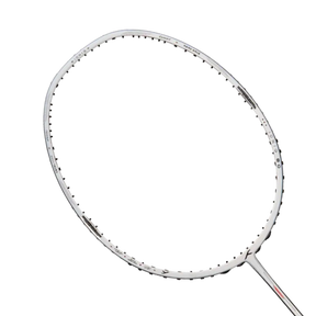 Hundred Ioniq 100 4U Badminton Racket - White/Gold White Gold 4U6 Badminton Rackets Hundred