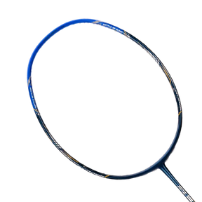 Hundred Battle 600 4U Badminton Racket - Navy/Blue/Silver Navy Blue Silver 4U6 Badminton Rackets Hundred