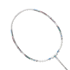 Hundred T-Fusion 500 Zoom 5U Badminton Racket - White White 5U6 Badminton Rackets Hundred