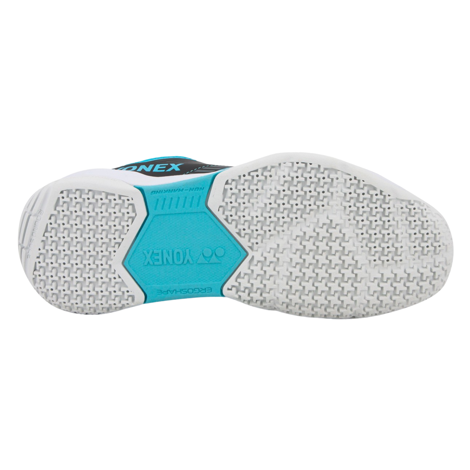 Yonex SHBSF1JREX PC Strider Flow Badminton Shoe Junior Lace - Black/Blue shoes Yonex