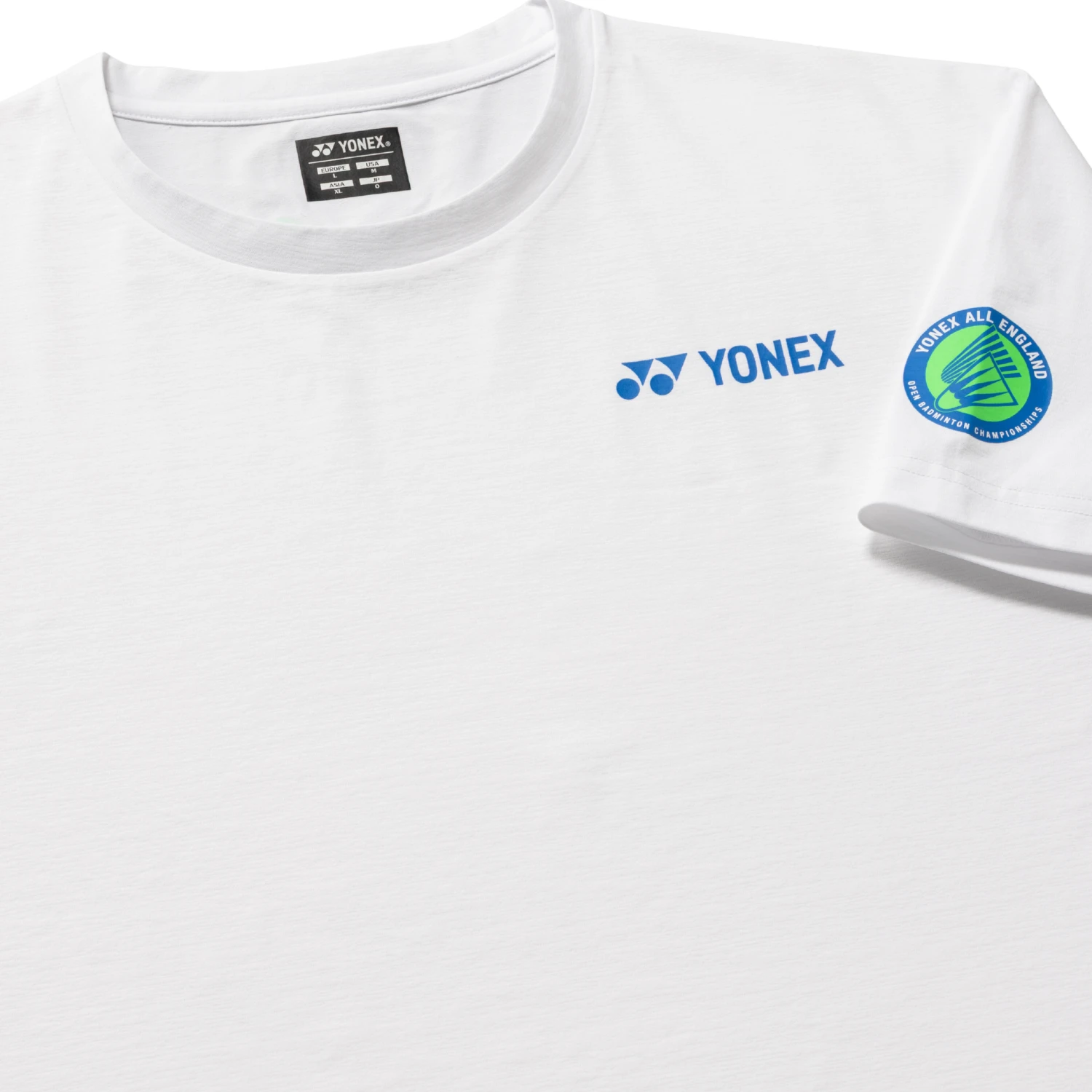 Yonex All England YOB26001EX Souvenir T-Shirt Unisex - White Clothing Yonex