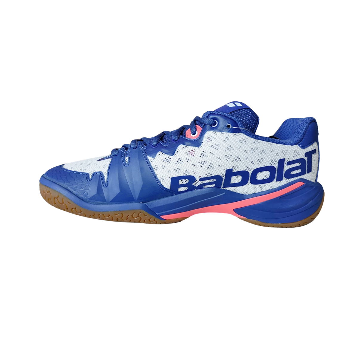 Babolat Shadow 4 Badminton Shoe Men - White/Blue White Navy Badminton Shoes Babolat
