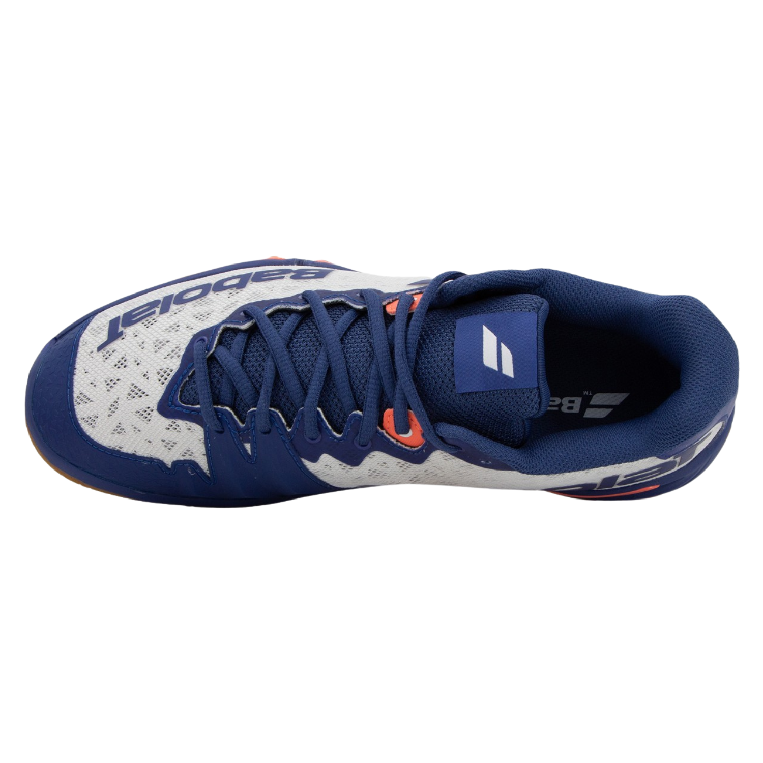 Babolat Shadow 4 Badminton Shoe Men - White/Navy Badminton Shoes Babolat