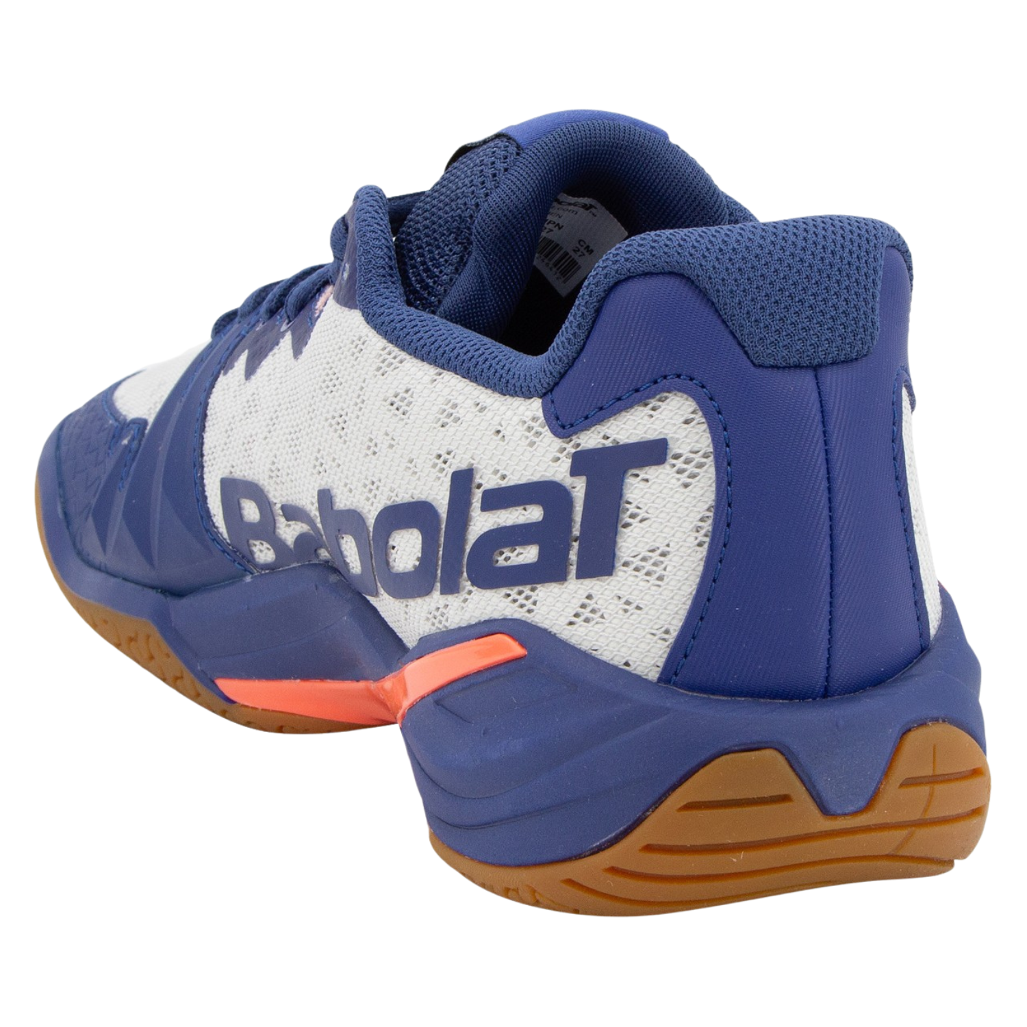 Babolat Shadow 4 Badminton Shoe Men - White/Navy Badminton Shoes Babolat