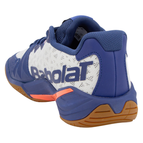 Babolat Shadow 4 Badminton Shoe Men - White/Navy Badminton Shoes Babolat