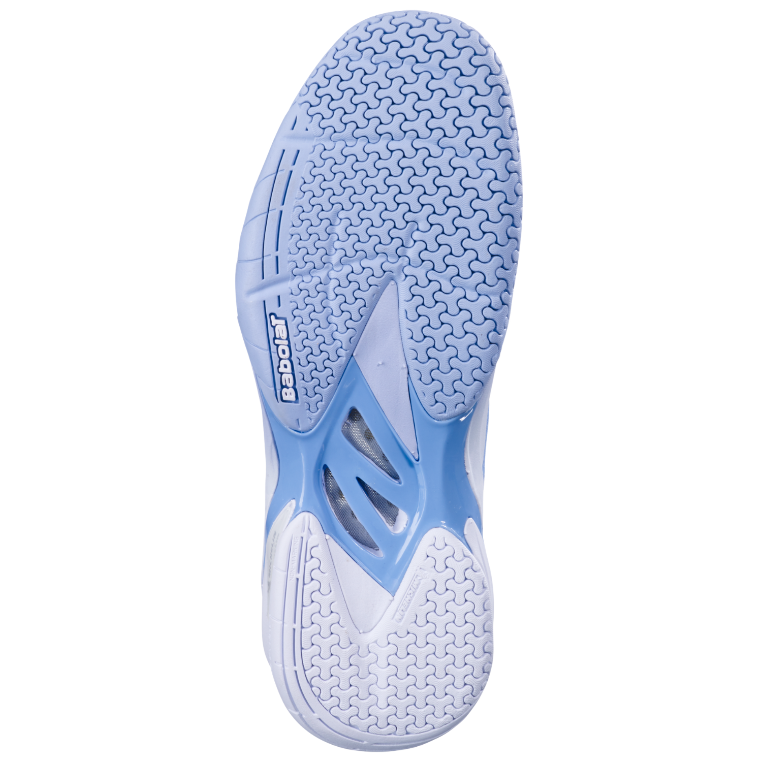 Babolat Shadow 4 Badminton Shoe Women - Snow/Blue Tennis Shoes Babolat