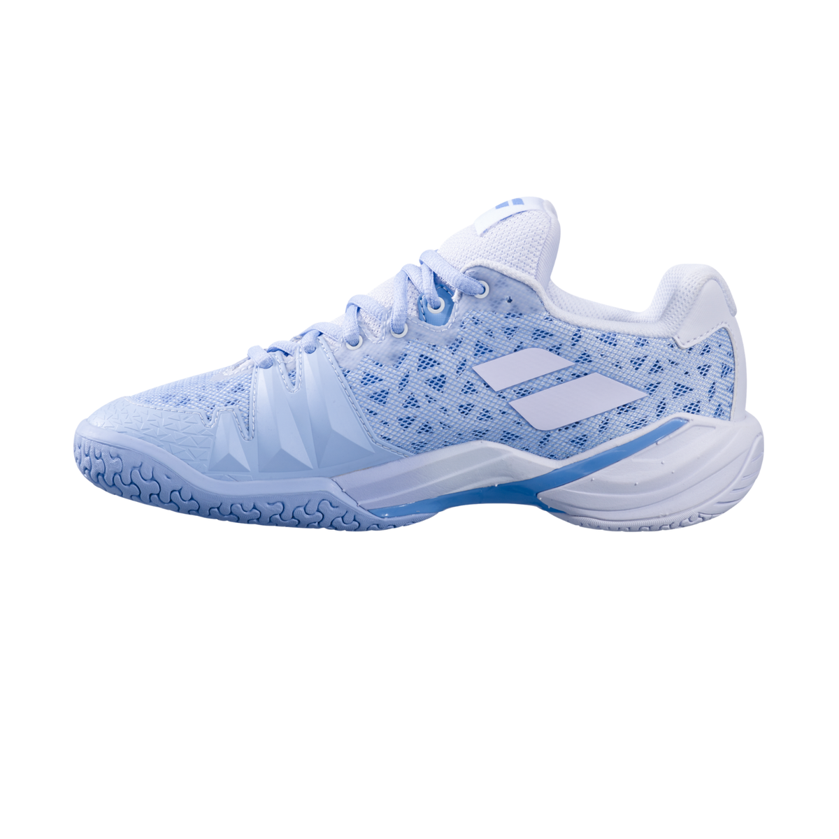 Babolat Shadow 4 Badminton Shoe Women - Snow/Blue Snow Blue Tennis Shoes Babolat