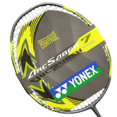 Yonex Arcsaber 7 Tour 4U Badminton Racket Free Restring & Autograph - Gray/Yellow 4UG5 Badminton Rackets Yonex