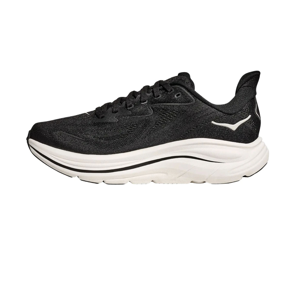 Hoka Clifton 10 Running Shoe Women - Black/White Running Shoes Hoka