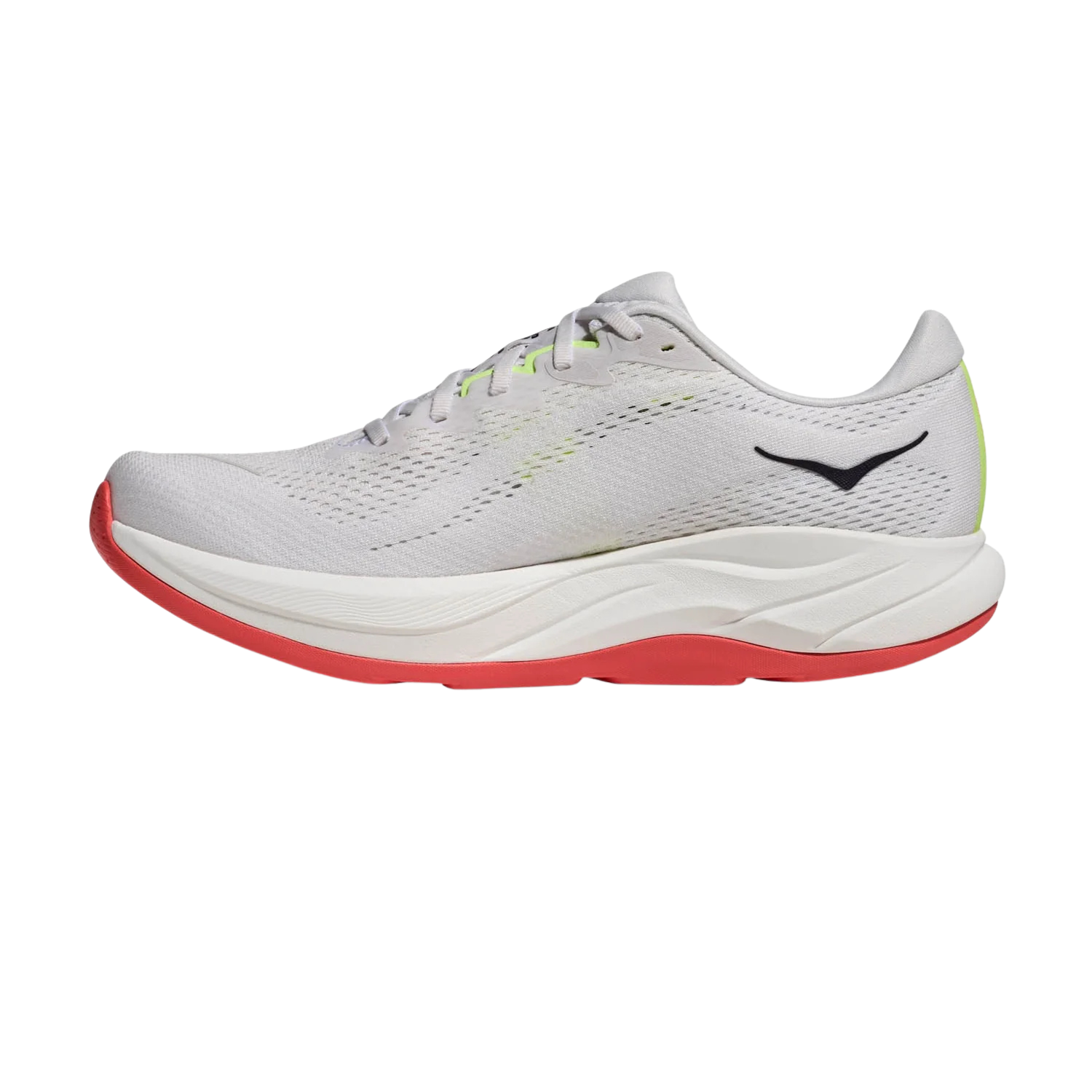 Hoka Rincon 4 Big Kids Running Shoe - Frost/Neon Yuzu Running Shoes Hoka