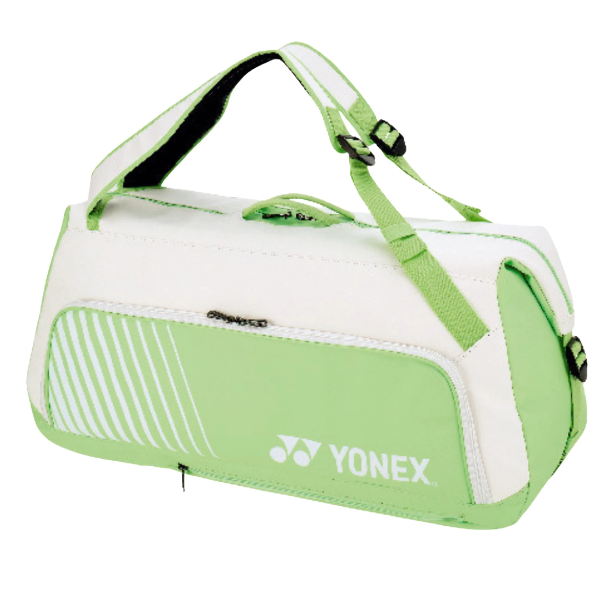 Yonex BA82436EX Active Duffle Bag 2026 - White/Green White Green Duffle Bag Luggage Yonex