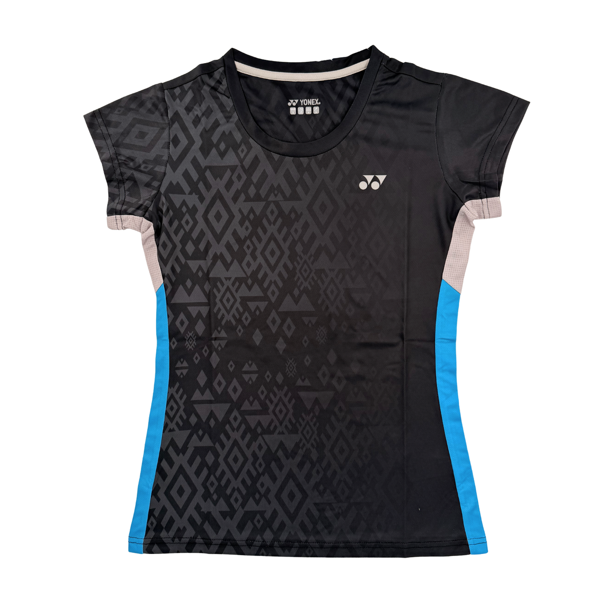 Yonex YTL 11 Batik Fade 2 Womens T-Shirt Black Clothing Yonex