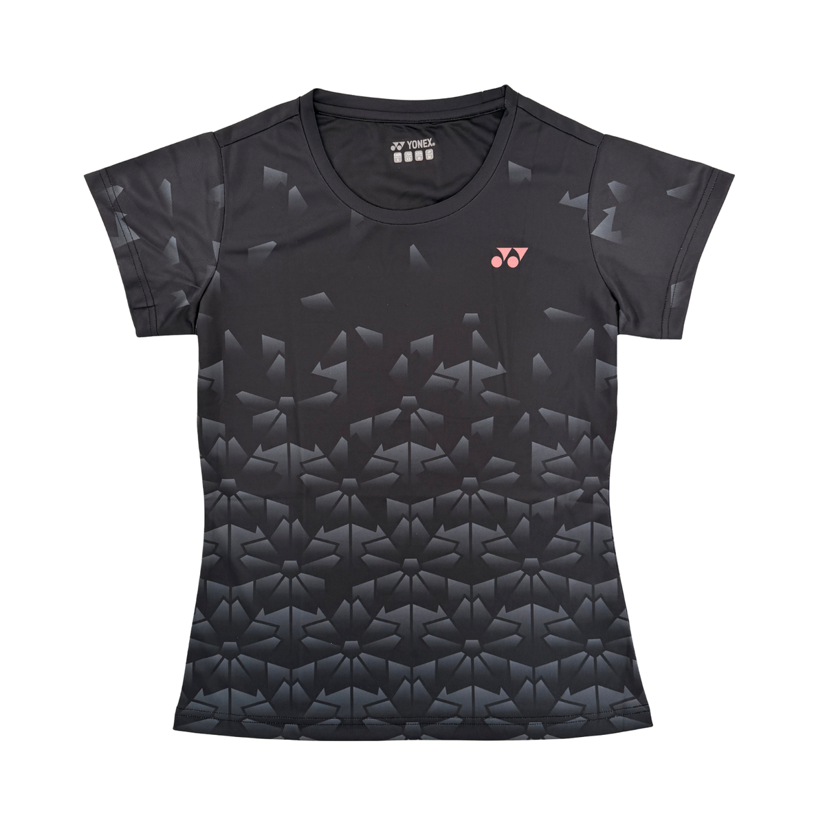 Yonex YTL 13 Sakura Womens T-Shirt Black Black Clothing Yonex