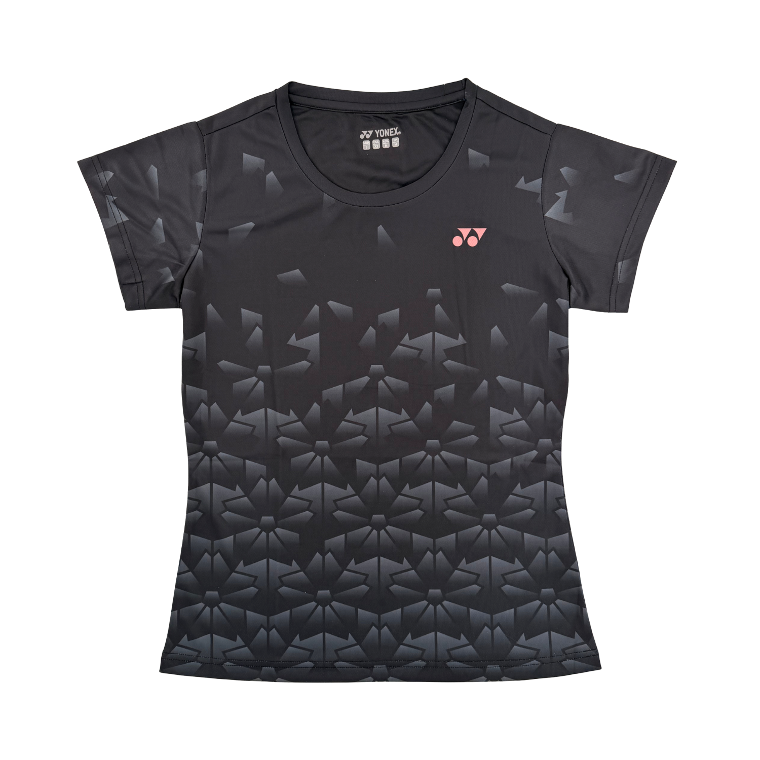 Yonex YTL 13 Sakura Womens T-Shirt Black Black Clothing Yonex