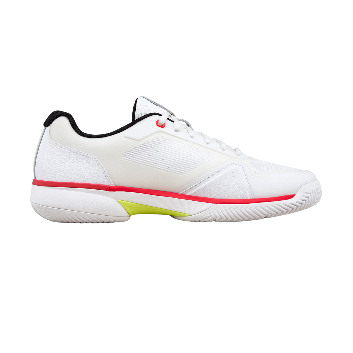 Wilson Rush Lite 5 Tennis Shoe Men - White/Red Tennis Shoes Wilson