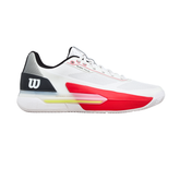 Wilson Rush Tour 5 Tennis Shoe Men - White/Red White Black Red Tennis Shoes Wilson
