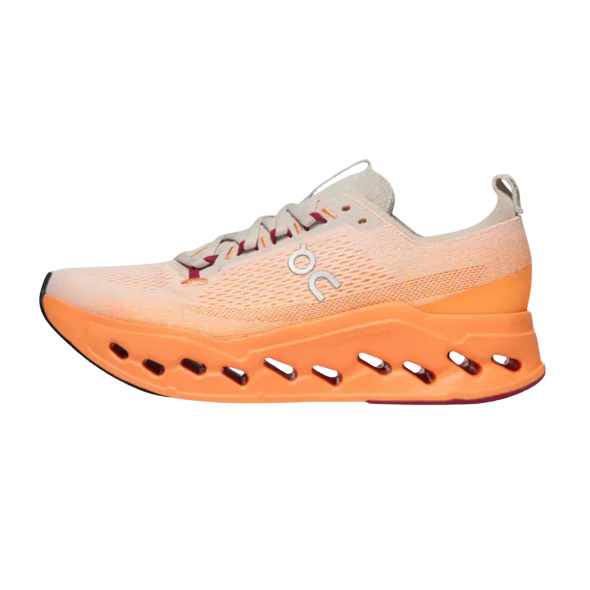 On Running Cloudsurfer Max Running Shoe Men - Pearl/Tangerine Pearl Tangerine Running Shoes On Running