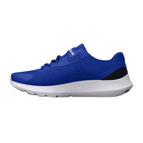Under Armour BPS Surge 3 AC Boy Running Shoes 3024990 400 Versa Blue Black White Clearance Under Armour
