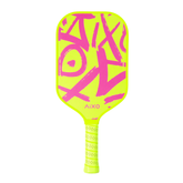 Aixo CP03 Ghost Series Neotag T700 Carbon Pickleball Paddle Pink Green One Size Pickleball Paddle Aixo