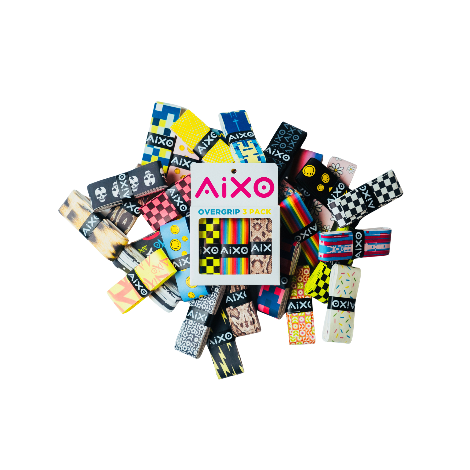 Aixo Checker Dry Overgrip Blackpink Overgrips Aixo