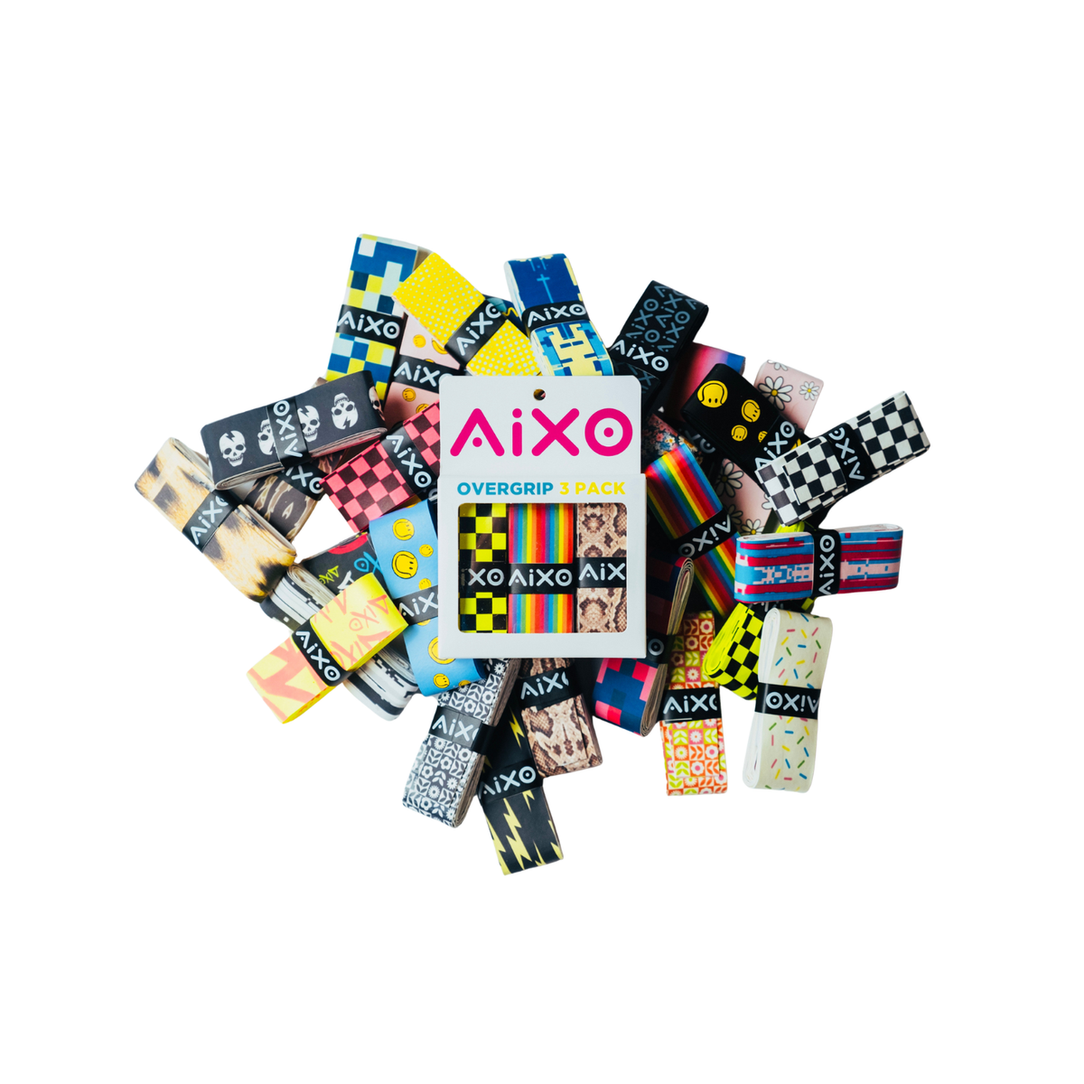 Aixo Checker Dry Overgrip Blackpink Overgrips Aixo