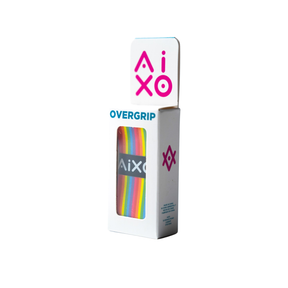 Aixo Rainbow Stripe Tacky Overgrip Overgrips Aixo