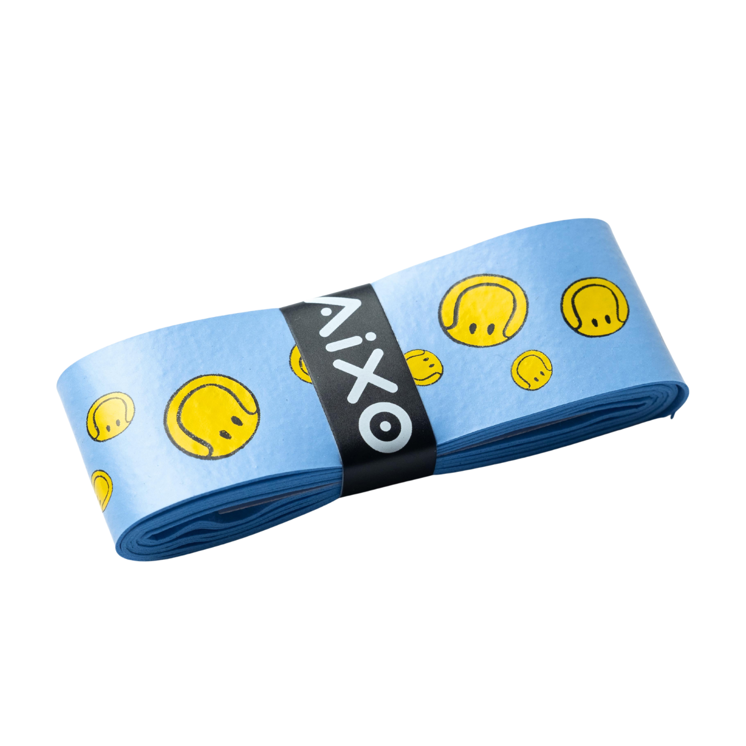 Aixo Smiley Ball Dry Overgrip Black Overgrips Aixo