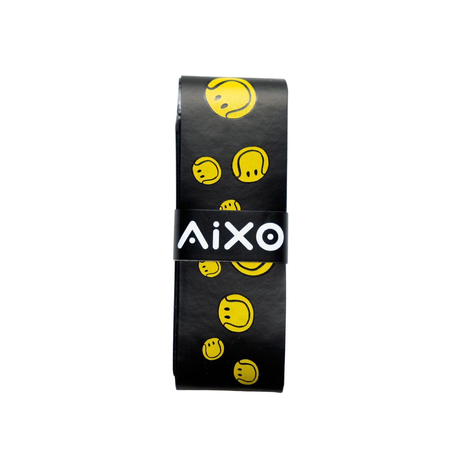 Aixo Smiley Ball Dry Overgrip Black Overgrips Aixo