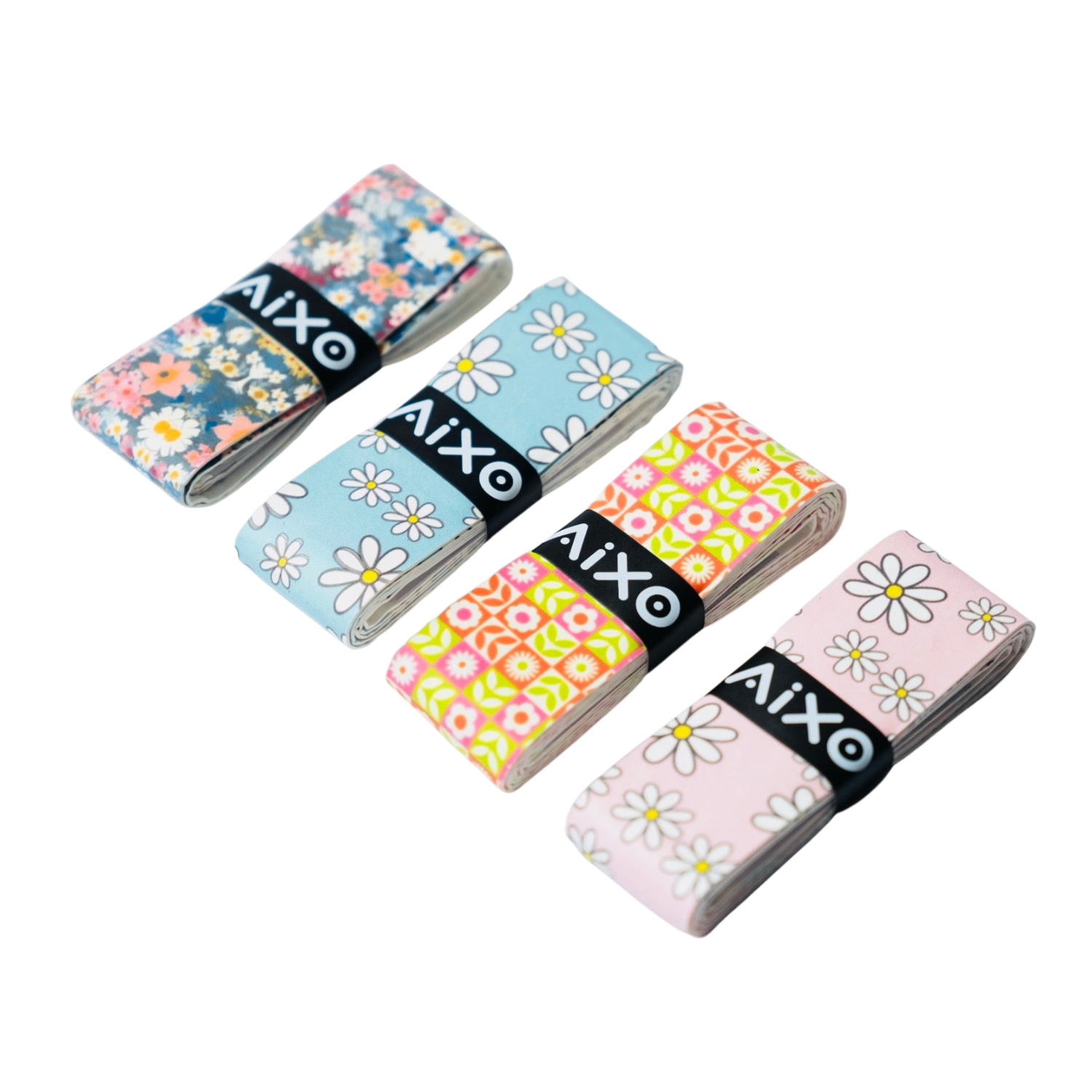 Aixo Daisies Tacky Overgrip Pink Overgrips Aixo