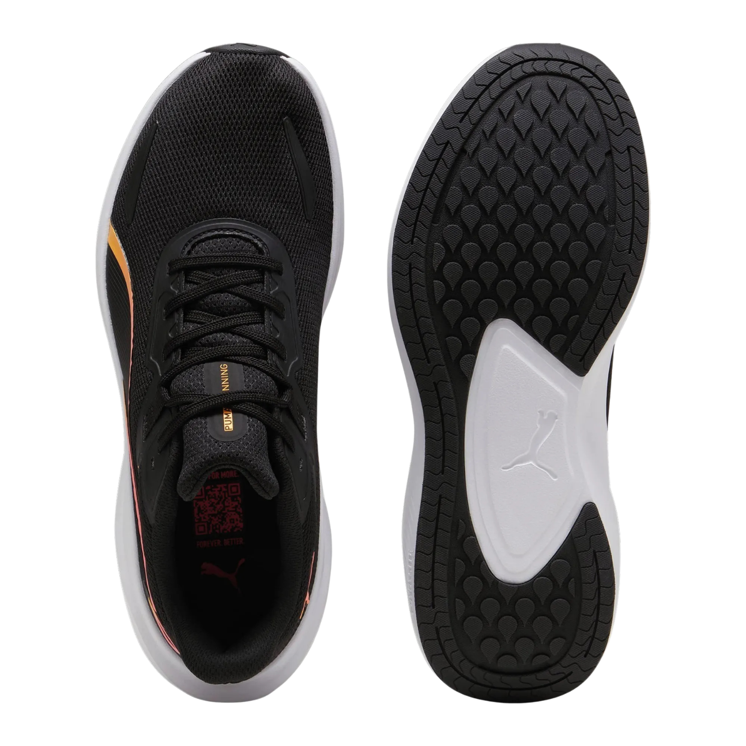 Puma Skyrocket Lite Neutral Running Shoe Men - Black/Gray Running Shoes Puma