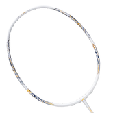 Hundred Z-Tronic 100 Badminton Racket - White/Gold White Gold 4U Badminton Rackets Hundred