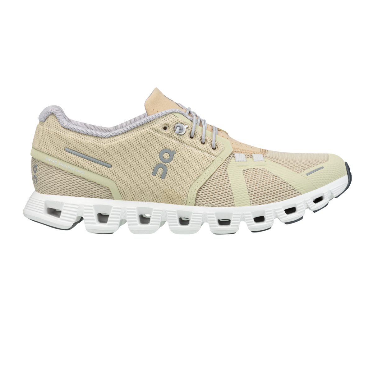 On Cloud 5 Running Shoes Women - Haze/Sand Clearance On Running