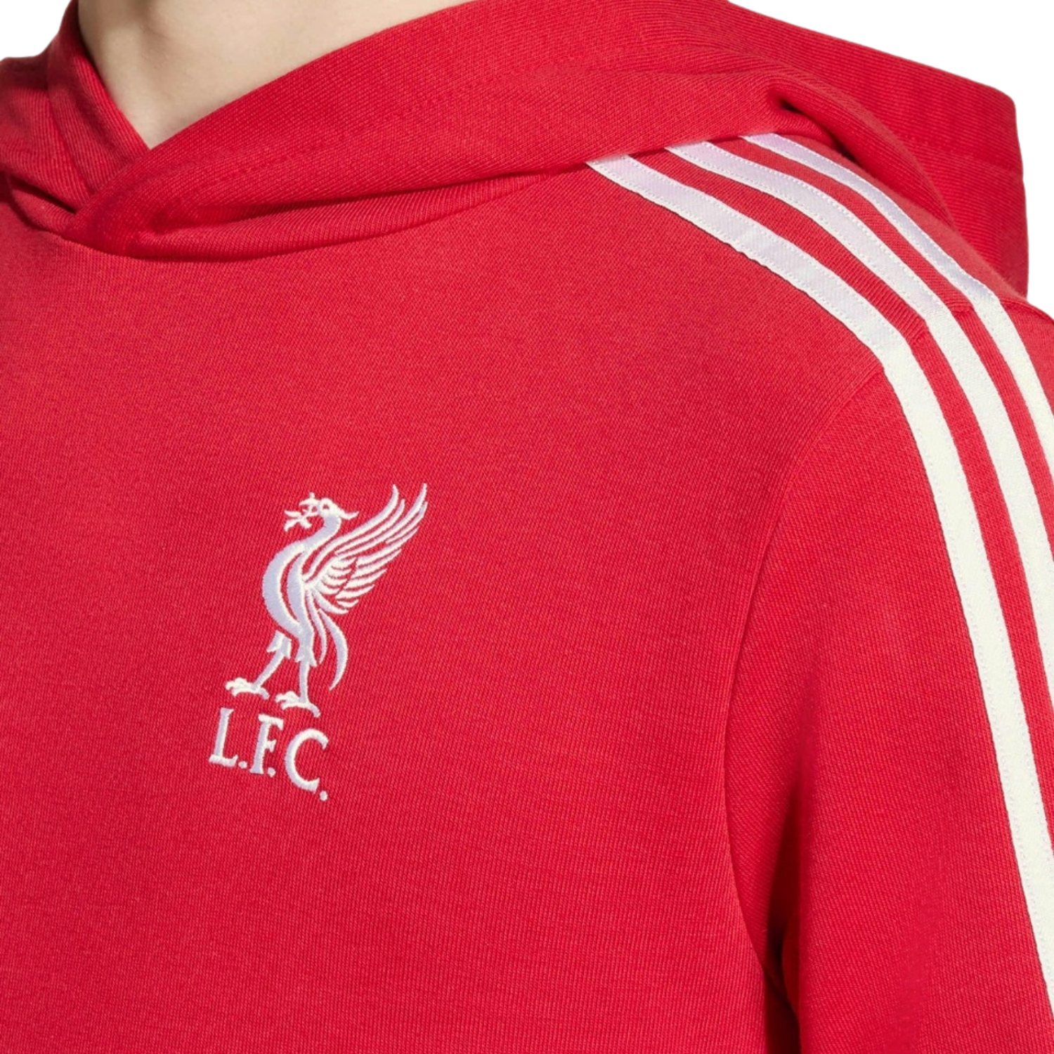 Adidas Liverpool F.C. 25/26 Hoodie Junior - Red Clothing Adidas
