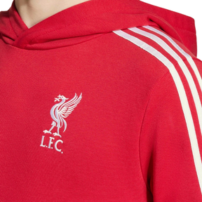 Adidas Liverpool F.C. 25/26 Hoodie Junior - Red Clothing Adidas