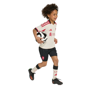 Adidas Liverpool F.C. 25/26 Away Mini Kit - White Clothing Adidas
