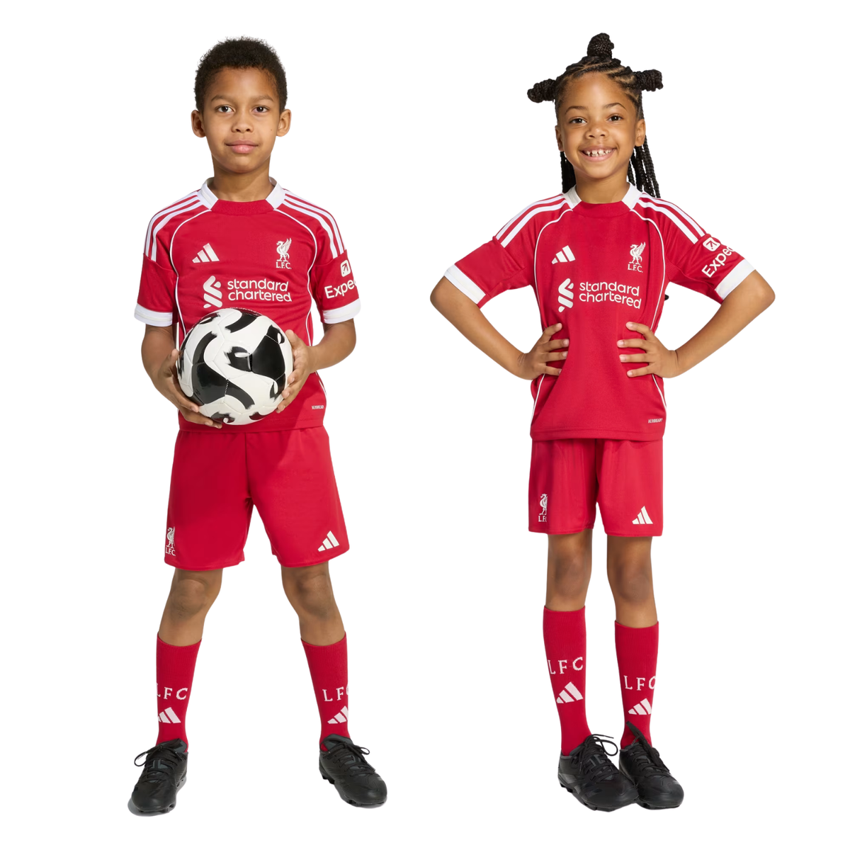 Adidas Liverpool F.C. 25/26 Home Mini Kit - Red Clothing Adidas