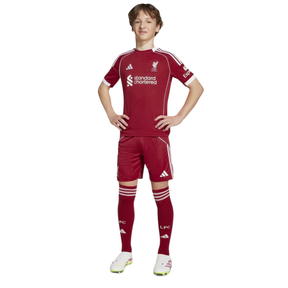 Adidas Liverpool F.C. 25/26 Home Shorts Junior - Red Clothing Adidas