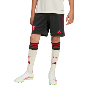 Adidas Liverpool F.C. 25/26 Away Shorts Junior - Black Clothing Adidas